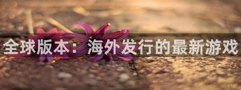 db电竞官网客服电话号码：全球版本：海外发行的最新游戏